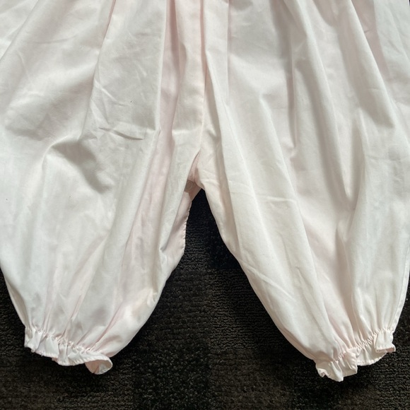 Vintage Baby Girl One-Piece Light Pink Jumpsuit Jumper w/Booties 6-9 mo 90's Y2K - Picture 5 of 14